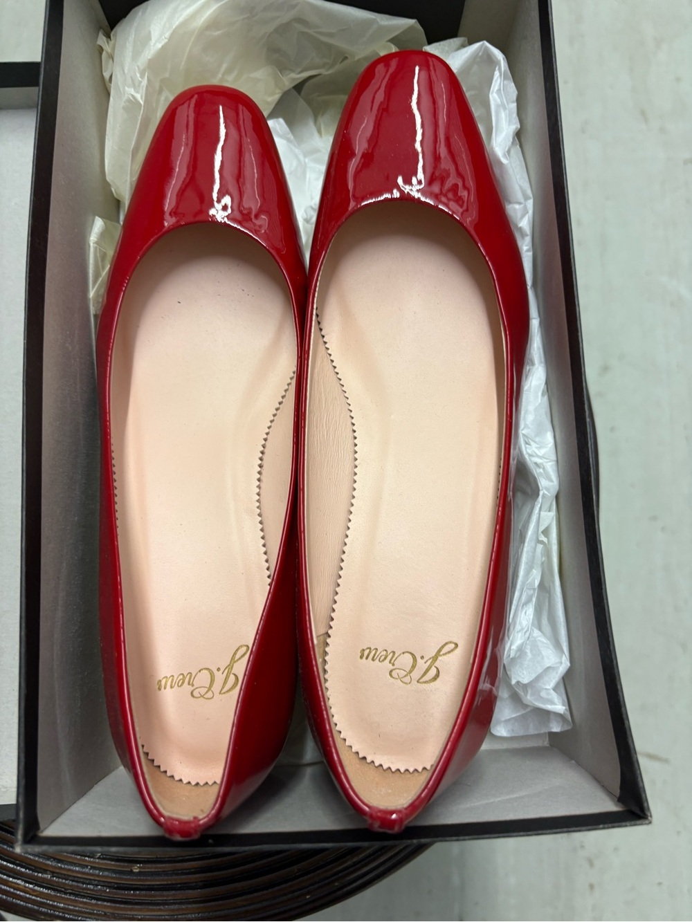 J. Crew Patent Classic Block Heel Pump. Size 9. Like New.